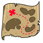Fed Up Point Treasure Map