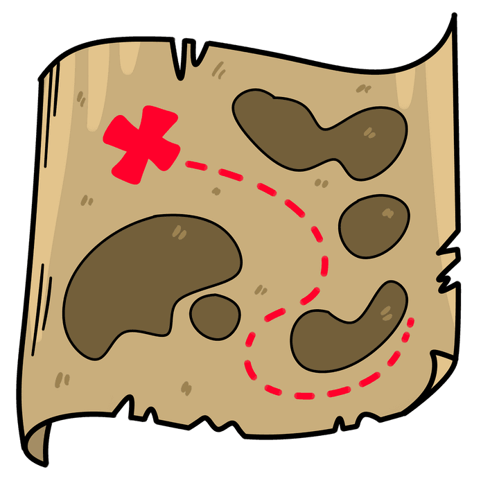 Fed Up Point Treasure Map